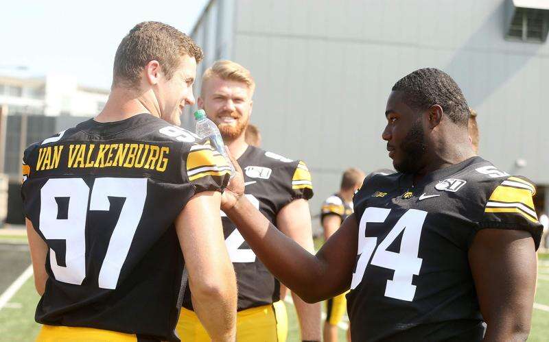 Zach VanValkenburg learning to own his role as a leader on Iowa defensive line