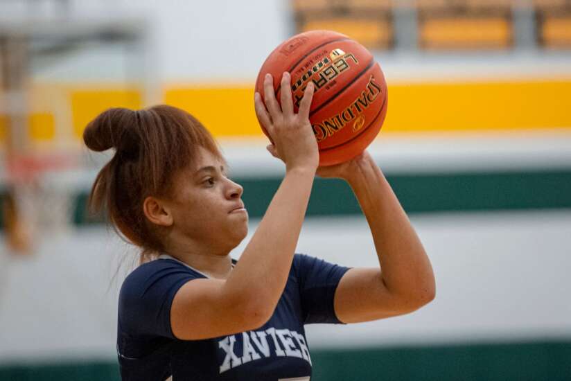 Photos: Cedar Rapids Xavier at Cedar Rapids Kennedy girls’ basketball