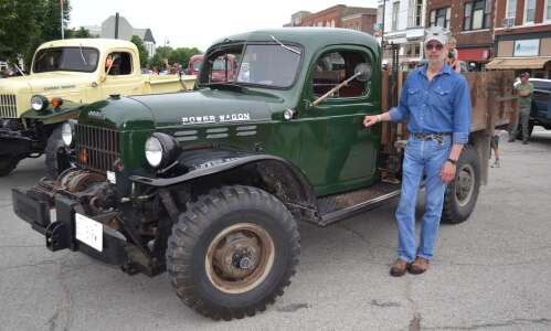 Power wagons on parade in Fairfield