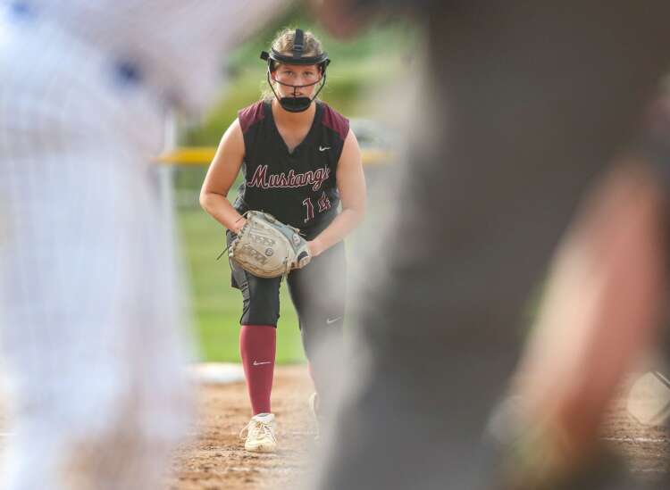 Photos: Mount Vernon softball at Clear Creek-Amana 