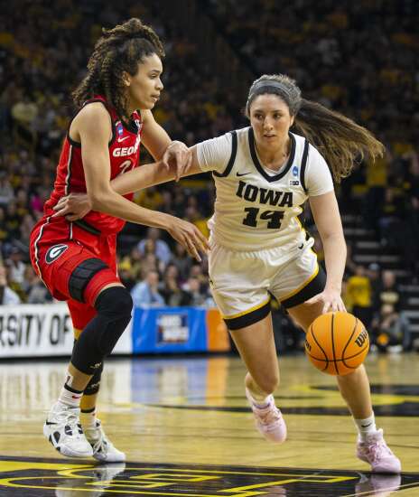 Photos: Iowa bound for Sweet 16 after defeating Georgia 