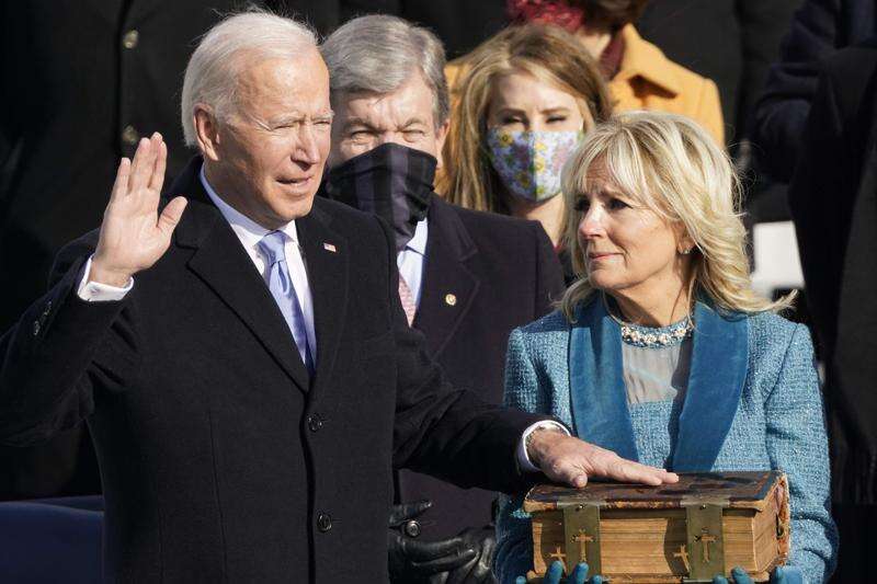 Joe Biden takes the helm as president: ‘Democracy has prevailed’