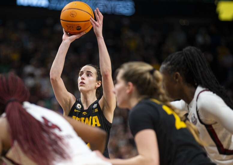 Iowa women are playing elite basketball. April basketball. Championship basketball?