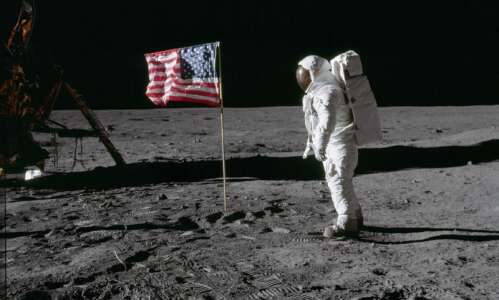 Apollo 11 moon landing photos from July 1969