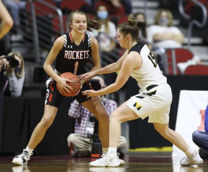 Photos: Maquoketa Valley vs. Rock Valley, Iowa Class 2A girls’ state basketball tournament quarterfinals