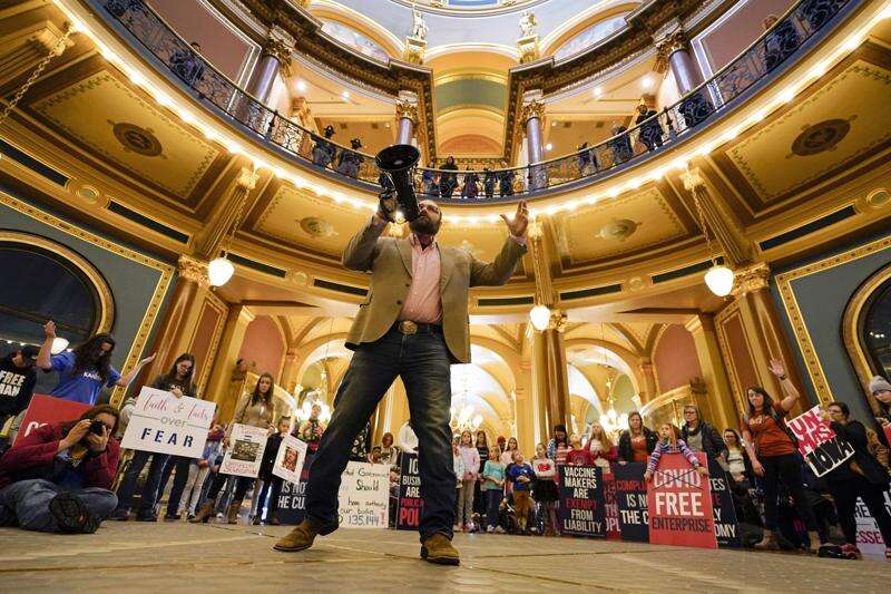 Capitol Ideas: Unmasked rally sets uneasy tone for Iowa Legislature
