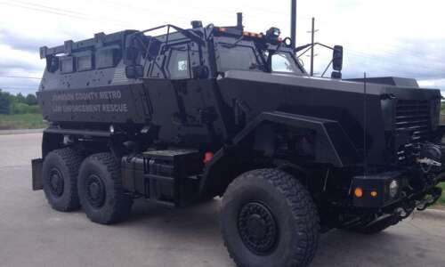 Armored vehicle to remain in police ‘toolbox’ for now
