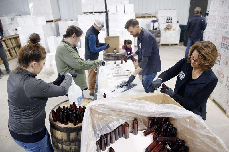 Swisher distillery turns alcohol into hand cleaner after COVID-19 strains supplies