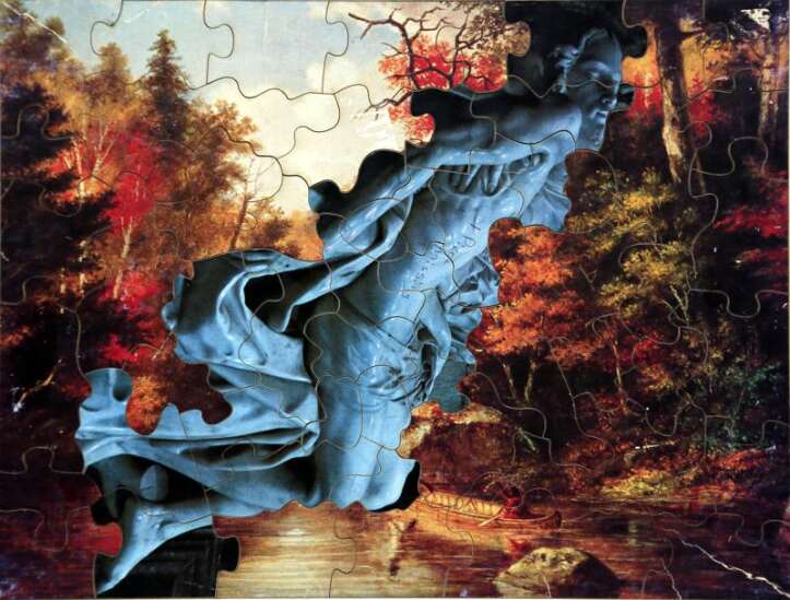 C.R. artist combines puzzles to create collages & so can you