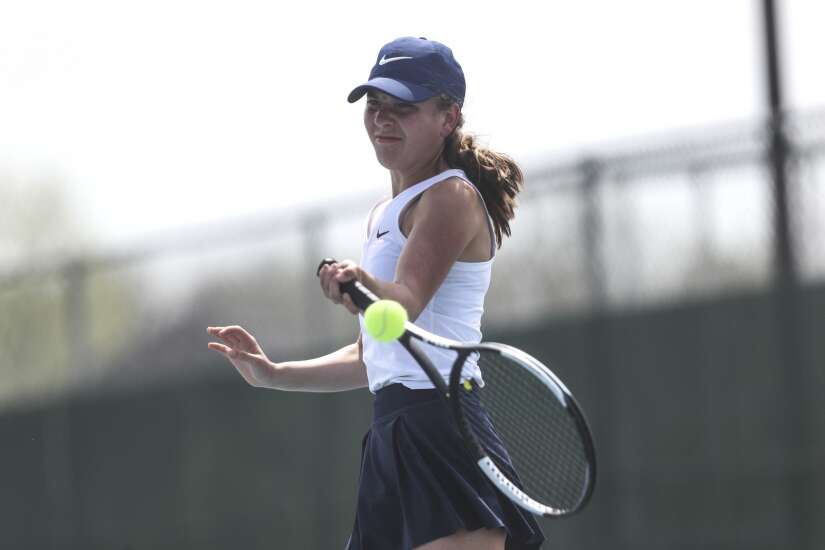 Cedar Rapids Xavier’s Ella Tallett reaches state tennis semifinals