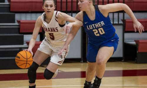 The Coe Kohawks took on the Luther College Norse