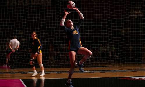 Photos: Burlington Notre Dame vs. Tri-Center state volleyball