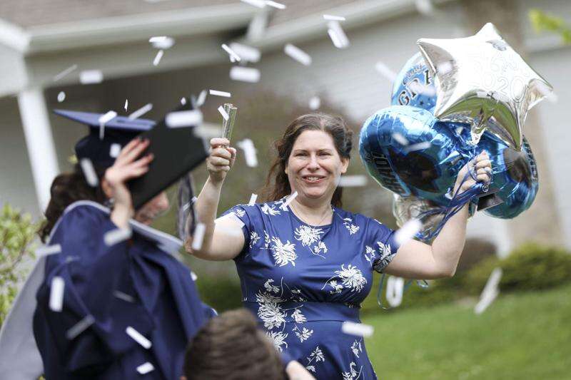 Photos: Cedar Rapids seniors hold unusual graduation ceremonies during coronavirus pandemic