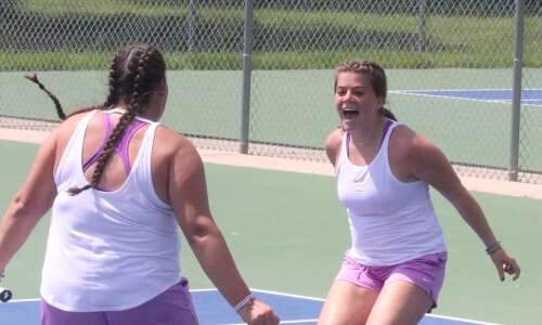 Cedar Rapids Xavier wins 1A girls’ state tennis doubles crown