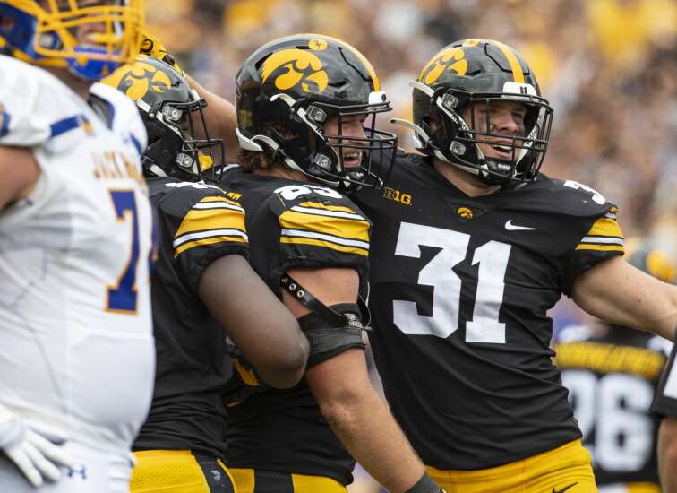 Jack Campbell, Iowa football’s team-first leader, brings ‘double value’ to Hawkeyes’ defense