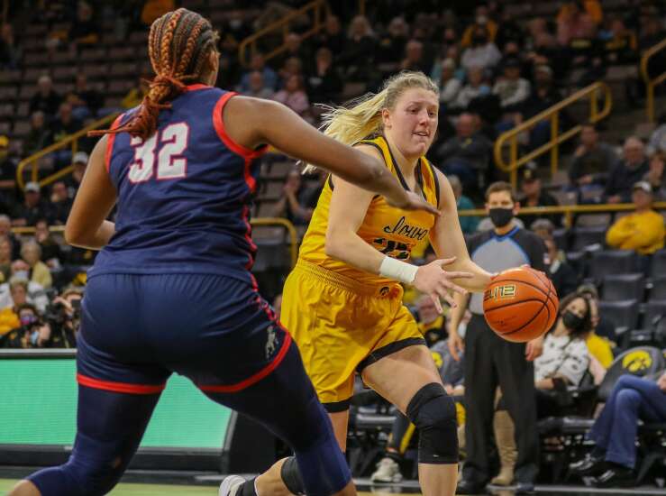 Photos: Iowa women’s basketball vs. Samford