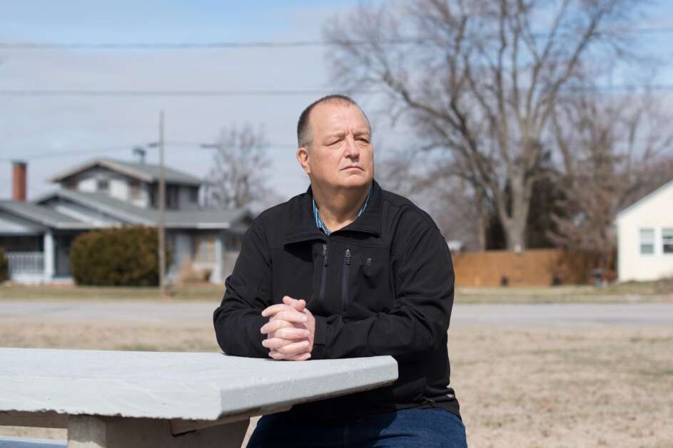 Billy Ruddock near his home in Aurora, Mo., on Feb. 25, 2023. Ruddock has nonalcoholic fatty liver disease and has been waiting for a transplant for over a year. MUST CREDIT: Photo for The Washington Post by Neeta Satam