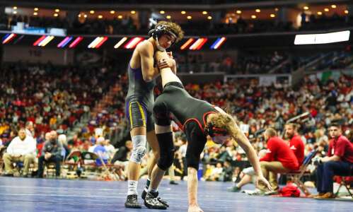 Photos: Class 2A state wrestling day 1
