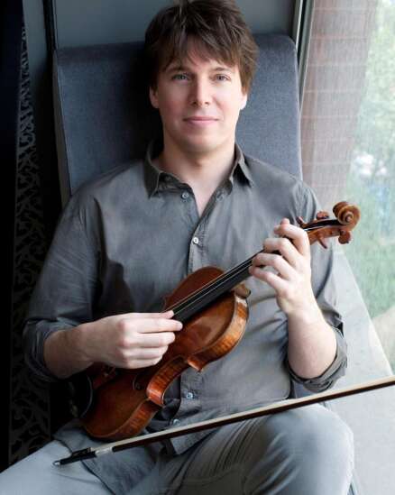 On love, beautiful music, and a Stradivarius: Joshua Bell to bring celebrated violin to Hancher Friday night