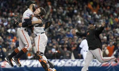 Surprising Giants win 2nd World Series in 3 years