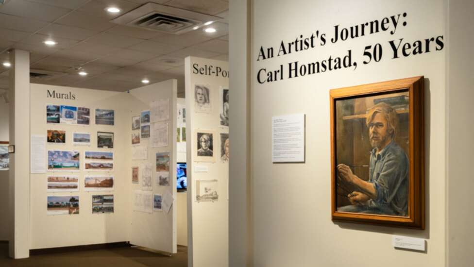 Artist Carl Homstad’s exhibit at Vesterheim museum includes upcoming themed online events