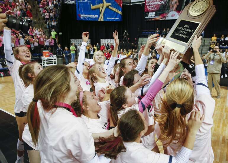 Photos: Pleasant Valley beats Cedar Falls in Class 5A Iowa high school state volleyball championship
