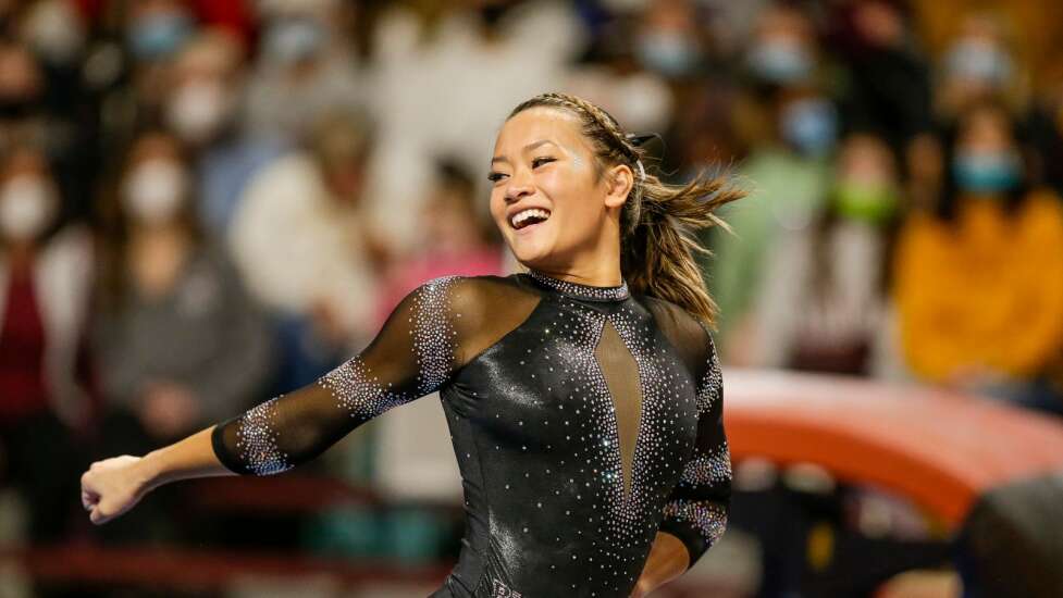 Love of gymnastics has returned for Iowa NCAA qualifier Adeline Kenlin
