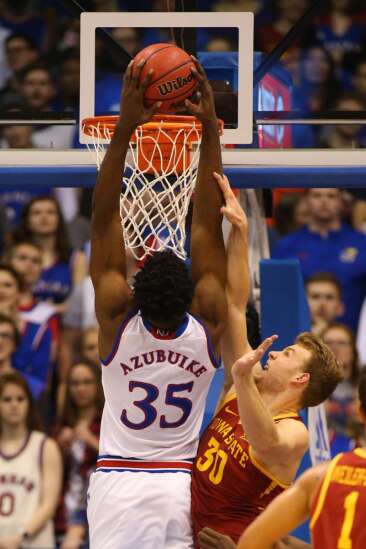 Iowa State comes up short at No. 12 Kansas