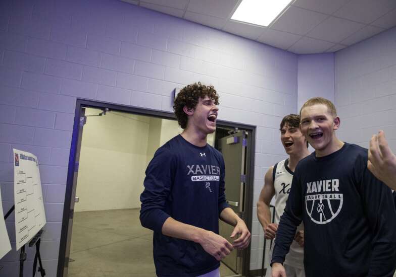 Back to the boys’ state basketball semifinals for Cedar Rapids Xavier