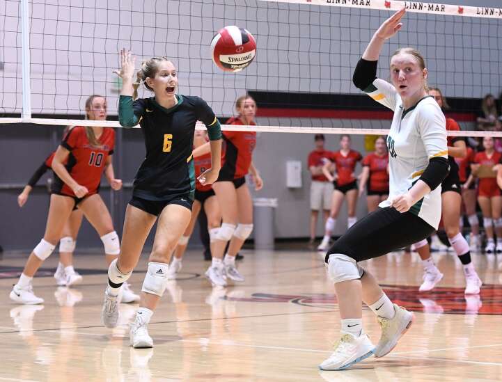 Photos: Cedar Rapids Kennedy vs. Linn-Mar volleyball