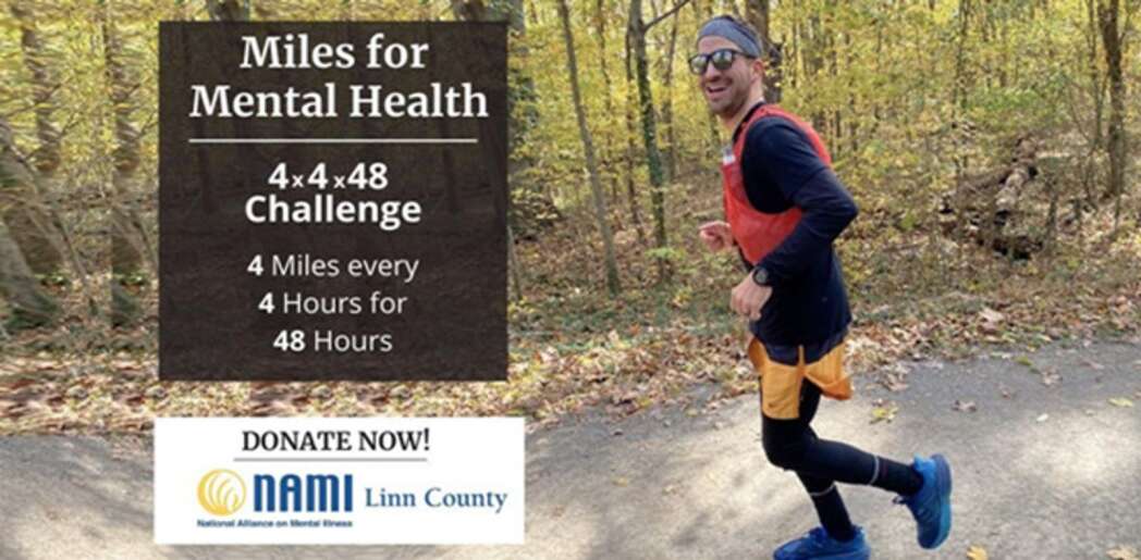North Liberty runner’s endurance challenge to raise mental health awareness