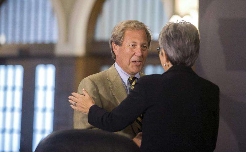 New University of Iowa president met with four search committee members in July