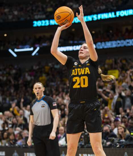 Photos: Iowa takes down undefeated South Carolina in Final Four 