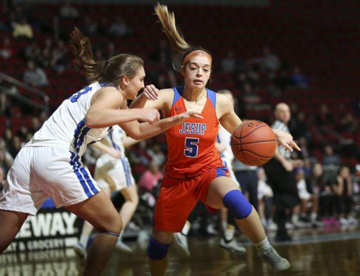 Photos: Jesup vs. Dike-New Hartford, Iowa Class 3A girls' state basketball quarterfinals