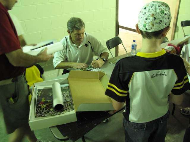 Camp Courageous visits the Hawkeyes