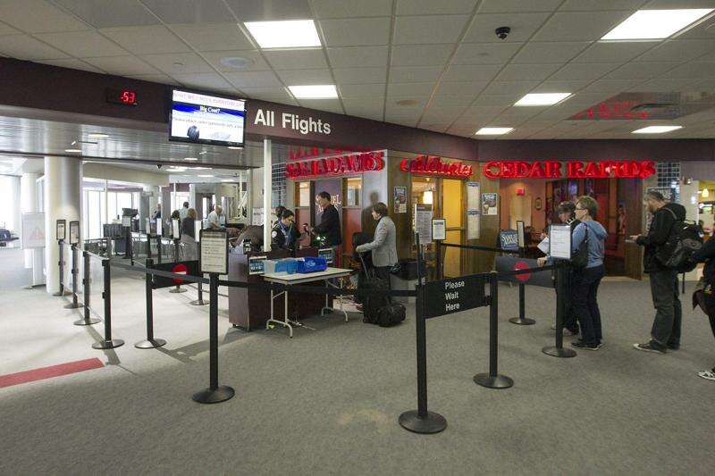 Eastern Iowa Airport posts 10th record passenger month