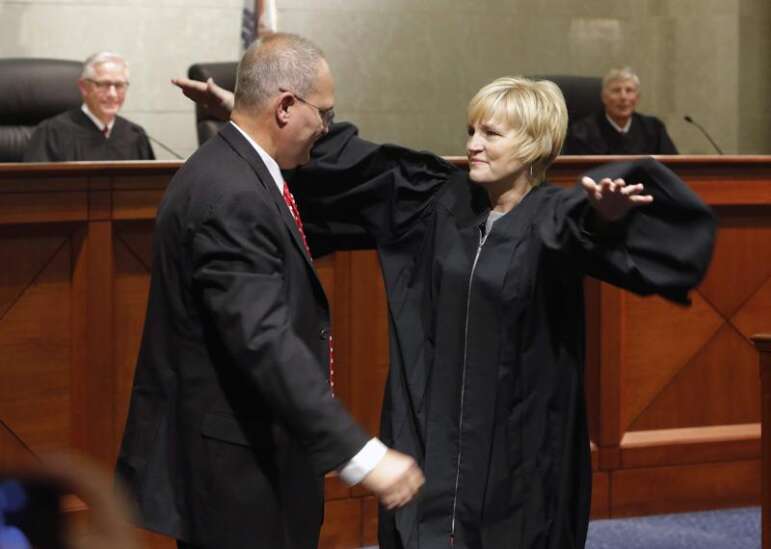New Iowa justice Susan Christensen sworn into ‘neat career’