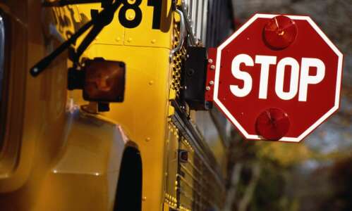 Critics question new Iowa City external school bus cameras