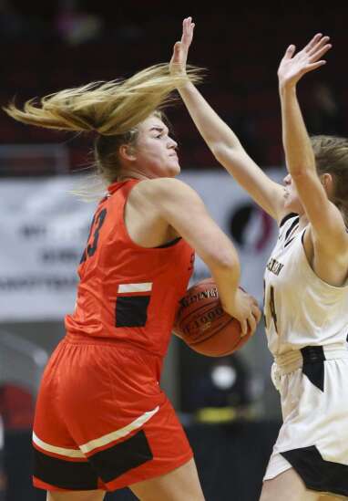 Photos: Springville vs. Algona Garrigan, Iowa Class 1A girls’ state basketball quarterfinals