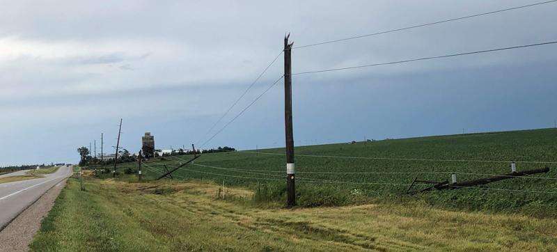Iowa storm devastates farms as nearly half of state’s row crop acres damaged