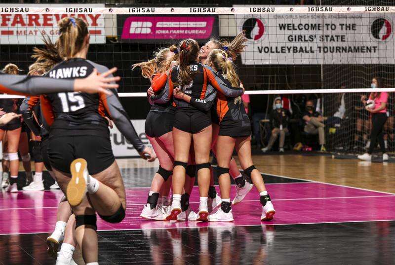Photos: Glenwood vs. West Delaware, Iowa Class 4A state volleyball quarterfinals