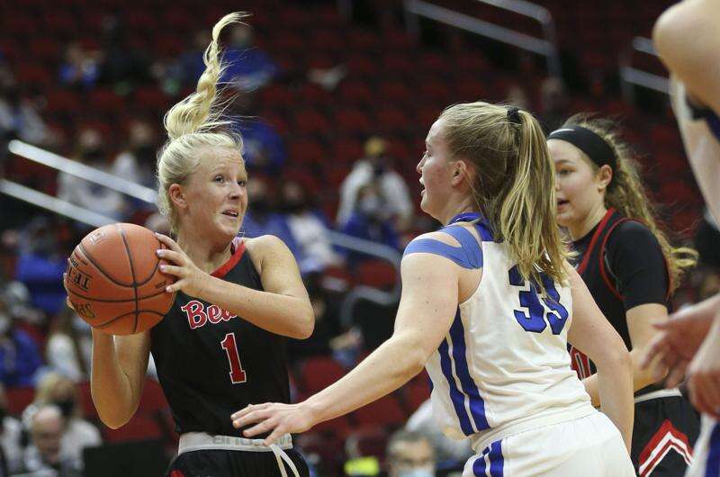 Photos: West Branch vs. Dike-New Hartford, Iowa Class 2A girls’ state basketball semifinals