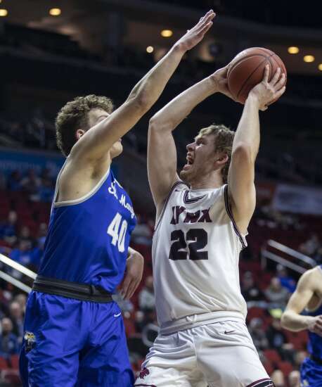 Photos: North Linn vs. Remsen St. Mary’s in Class 1A Iowa high school boys’ state basketball semifinals