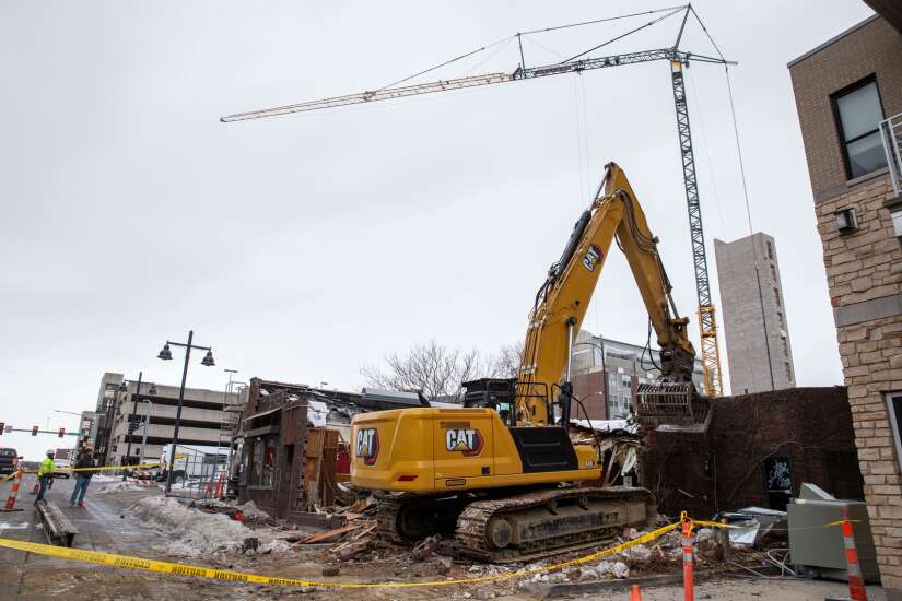 Photos: The Mill demolition in Iowa City