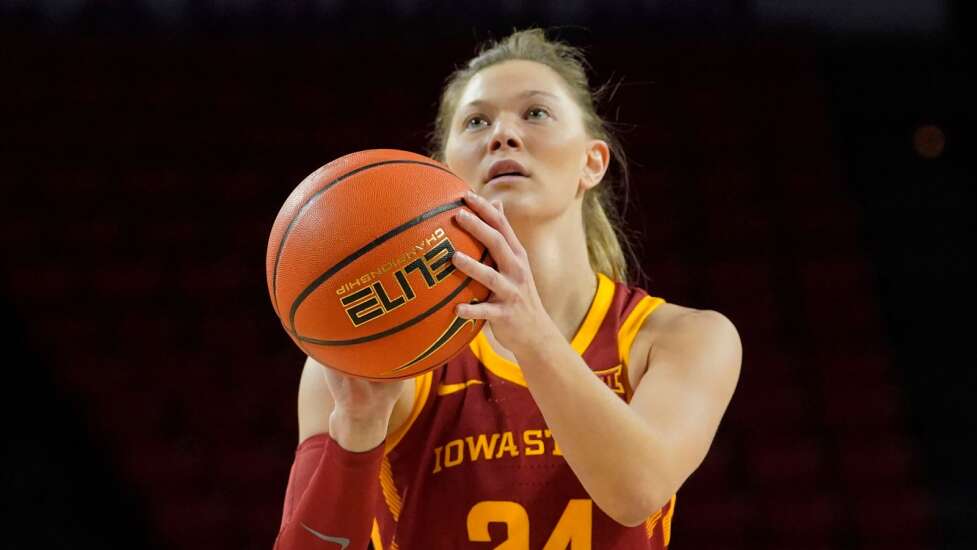 Iowa State star Ashley Joens focused on her team's record, not her own, in advance of Wednesday's game at Texas