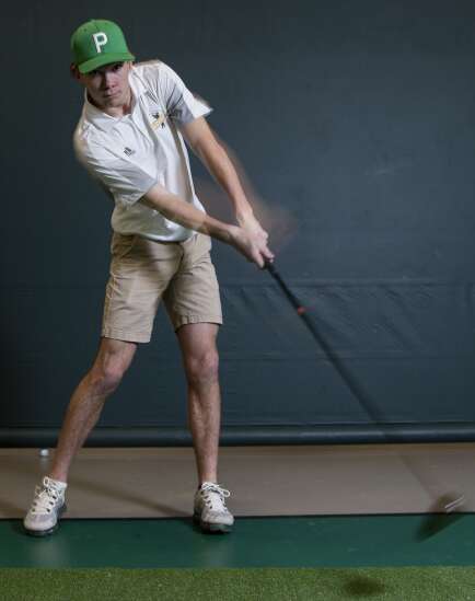 Dyersville Beckman’s Nate Offerman parlays determination into golfing success