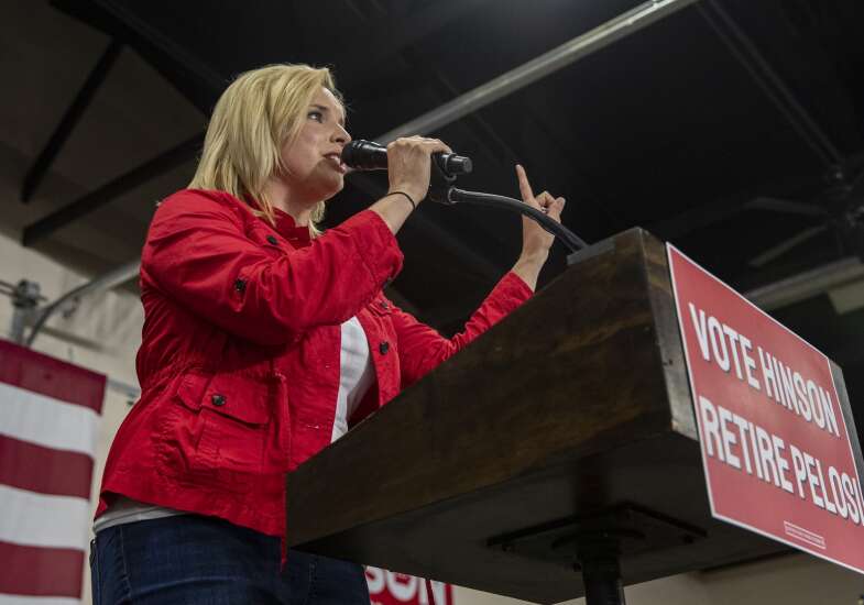 GOP incumbent Ashley Hinson touts support of veterans in first TV ad