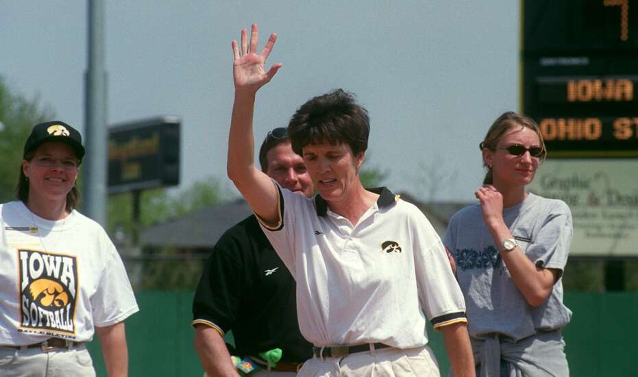 50 Iowa moments since Title IX: Christine Grant recruits Gayle Blevins away from Indiana