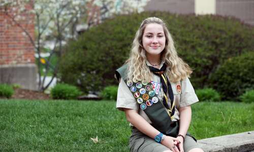 UI freshman one of nation’s first female Eagle Scouts