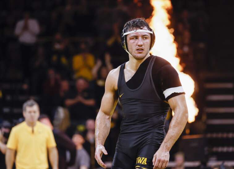 “It’s never gotten old”: Michael Kemerer approaching end of 7-year Iowa wrestling career in NCAA Championships